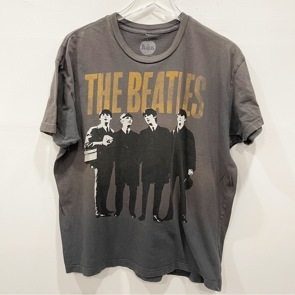 The Beatles Short Sleeve Tee T-Shirt XL Distressing - Picture 2 of 7